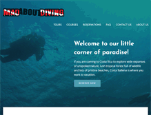 Tablet Screenshot of madaboutdivingcr.com